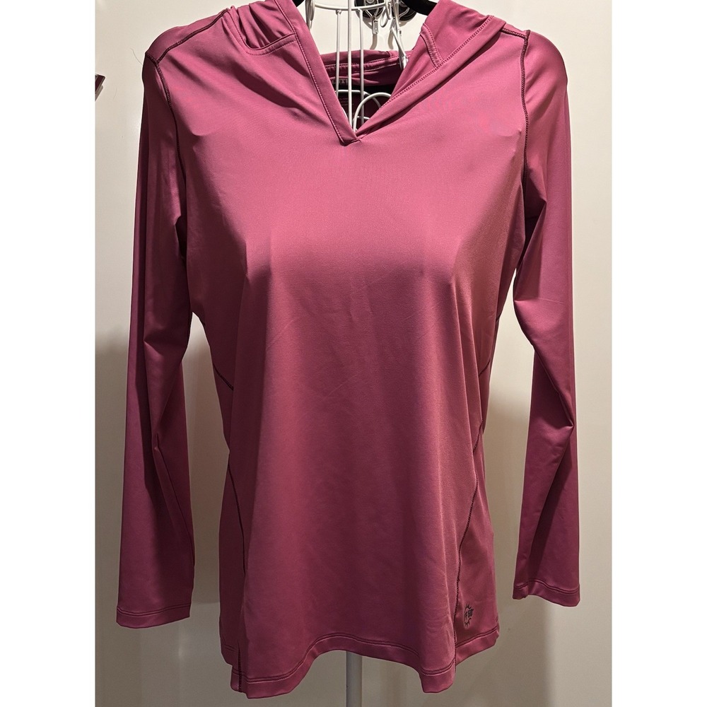 Duluth Trading Ladies Size Small Hoodie Pinkish Purple 34" X 24"